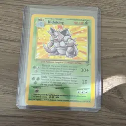 Pokemon TCG Nidoking Base Set 2 Holo Unlimited Rare Card 11/130 - Image 1