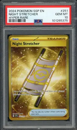 PSA 10 Night Stretcher Surging Sparks 251/191 Holo Pokemon Card B23 - Image 1