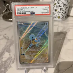 Pokemon Squirtle Holo Card TCG SV Scarlet & Violet 151 Series 170/165 - Image 1