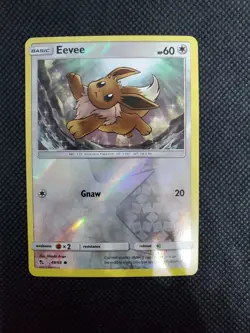 Eevee 49/68 Hidden Fates Reverse Holo Pokemon Card TCG - Image 1