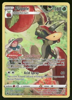 Pokemon Cards Flapple TG02/TG30 Astral Radiance Trainer Gallery Holo NM *3 - Image 1