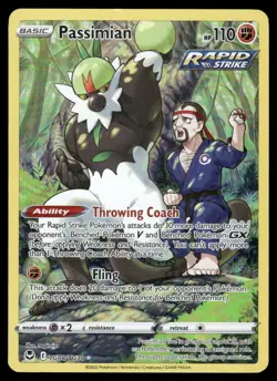 Pokemon Cards Passimian TG08/TG30 Silver Tempest Trainer Gallery Holo NM *2 - Image 1