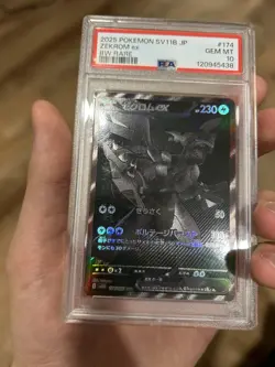 PSA 10 Zekrom ex BWR 174/086 SV11B Black Bolt 2025 Pokemon Card Japanese SCRATCH - Image 3