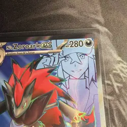 Pokemon TCG N's Zoroark EX Holo Ultra Rare Card Journey Together 175/159 - Image 3