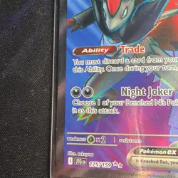Pokemon TCG N's Zoroark EX Holo Ultra Rare Card Journey Together 175/159 - Image 5