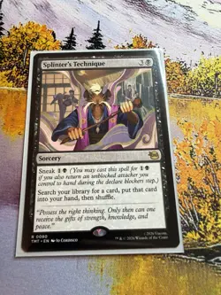 1x Splinter's Technique NM Eng MTG - MTG TMNT - Image 1