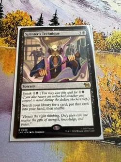 1x Splinter's Technique NM Eng MTG - MTG TMNT - Image 2