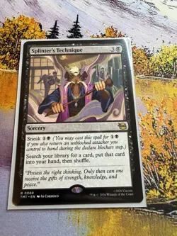 1x Splinter's Technique NM Eng MTG - MTG TMNT - Image 3