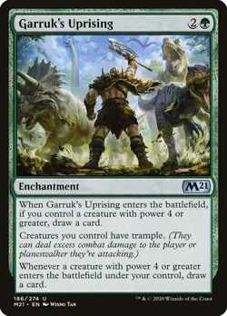 1x Garruk's Uprising - Core Set 2021 Near Mint MTG - Image 1