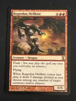 1x Bogardan Hellkite (147) Time Spiral MP MTG Magic the Gathering x1 MKE - Image 1