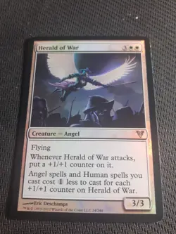 1x HERALD OF WAR FOIL - Avacyn Restored - MTG - Magic the Gathering - Image 1