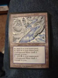 Underground River - MTG - Ice Age - NM+ Never Played - Very Nice Vintage - Image 1