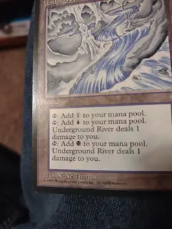 Underground River - MTG - Ice Age - NM+ Never Played - Very Nice Vintage - Image 2