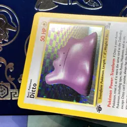 Pokemon TCG 1st Edition Ditto Holo Rare 3/62 1999 Vintage Fossil LP + - Image 4