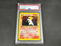 2000 POKEMON NEO GENESIS TYPHLOSION HOLO 1ST EDITION PSA 8 - Image 1