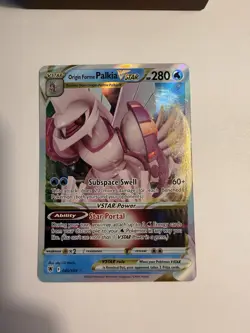 Pokemon Palkia VSTAR TCG Origin Forme Astral Radiance Card 040/189 NM Condition - Image 3