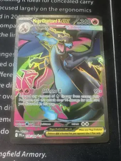 Mega Charizard X Ex 109/94 Ultra Rare Full Art Phantasmal Flames Pokemon TCG NM - Image 1
