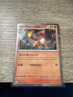 Charmeleon - Cosmos Holo - Paldean Fates 008/191 Promo Pokemon Card NM - Image 1