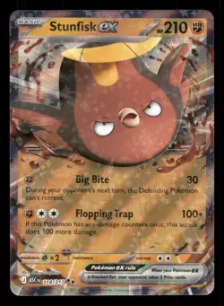 Stunfisk ex 114/217 Double Rare Ascended Heroes Pokemon NM - Image 1