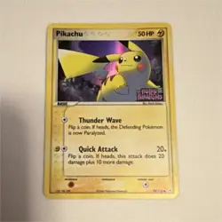 Pokemon Pikachu Holon Phantoms Common Reverse Holo 78/110 50HP Quick Attack - Image 1