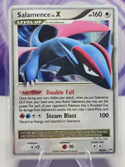 Salamence Lv.X MP 98/99 Arceus Pokemon TCG Holo - Image 1