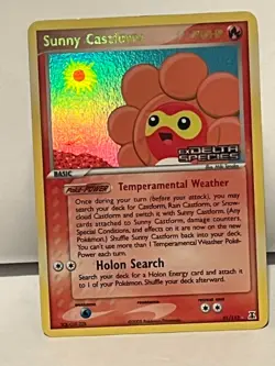 Sunny Castform 31/113 Delta Species Reverse Holo STAMPED Pokemon Card - Image 1