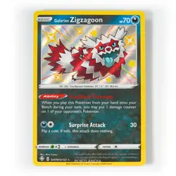 Pokemon - Galarian Zigzagoon - SV078/SV122 - SWSH Shining Fates - Shiny Vault - Image 1