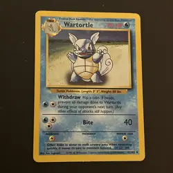 RARE POTENTIAL PSA 9+! 1999 WOTC Pokemon TCG Base Set 42/102 Wartortle - Image 1