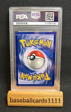 1999 POKEMON FOSSIL 1ST ED #5 GENGAR-HOLO PSA 9 P1 - Image 2