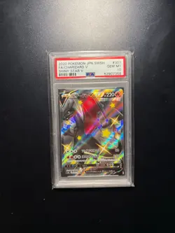 2020 Pokemon Charizard V Shiny Star V #307 PSA 10 - Image 1
