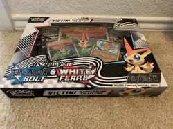 Pokemon TCG Black Bolt & White Flare Victini Box + Gothitelle Blister Lot of 2! - Image 5