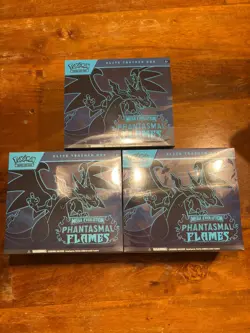 Pokemon Mega Evolution Phantasmal Flames Elite Trainer Box Charizard Lot 3 - Image 1