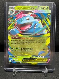 Mega Venusaur ex 003/132 Double Rare Holo Pokemon 2025 Mega Evolution NM - Image 1