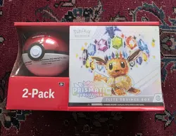 Pokemon Prismatic Evolutions Bundle – 2 Sam’s Club Exclusive ETB + Poke Ball Box - Image 1