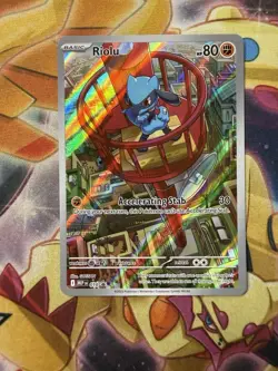 Riolu 010 Black Star Promo - Pokemon Mega Evolutions ETB Promo NM - Image 1