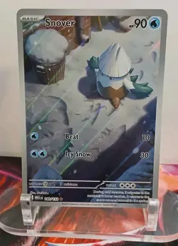 Snover 140/132 Mega Evolution Holo NEAR MINT Pokemon Illustration Rare - Image 1