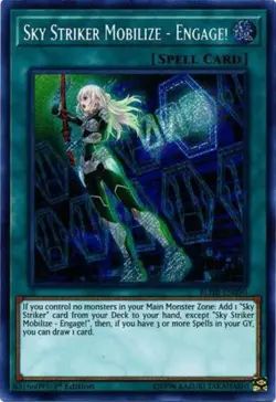 Yugioh! LP Sky Striker Mobilize - Engage! - BLHR-EN090 - Secret Rare - 1st Editi - Image 1