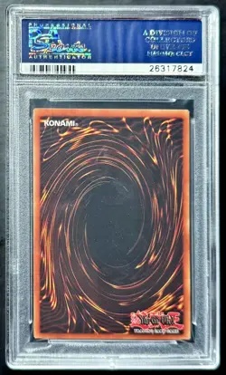 2002 Yugioh Legend Of Blue Eyes DARK MAGICIAN LOB-005 Original Unlimited PSA 9 - Image 2