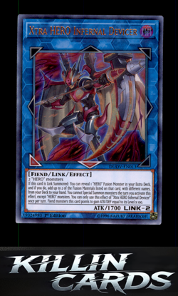 1st Edition Xtra HERO Infernal Devicer DUOV-EN013 Ultra Rare Duel Overload YuGiO - Image 1