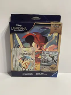 Disney Lorcana: Fabled Collection Starter Set Glimmer Foil Promo Booster - New - Image 1
