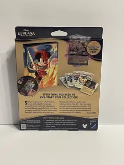 Disney Lorcana: Fabled Collection Starter Set Glimmer Foil Promo Booster - New - Image 2
