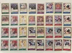 ONE PIECE PRE-ERRATA 32 CARD LOT OP01 ROMANCE DAWN 1st EDITION - Image 1