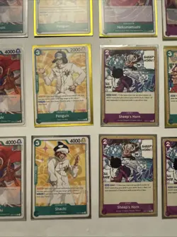 ONE PIECE PRE-ERRATA 32 CARD LOT OP01 ROMANCE DAWN 1st EDITION - Image 3