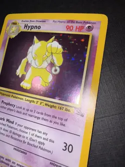 Hypno 8/62 Fossil-1st Edition Holo LP - Pokemon Card TCG Vintage - Image 3