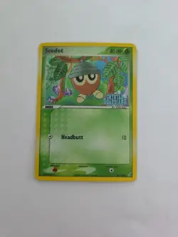 Pokemon TCG Seedot Reverse Holo Stamped Card 60/100 Crystal Guardians - Image 1