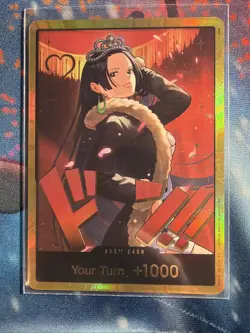DON!! Card (Boa Hancock) (Gold) Extra Booster: One Piece Heroines Edition Foil - Image 1