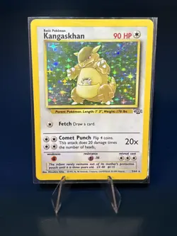 1995 Kangaskhan 5/64 Rare! Pokemon TCG Card Jungle Holo WOTC 90 HP - Image 1