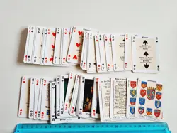 CARTE DA GIOCO JEU DES DUCS DE BOURGOGNE POKER ORIGINAL VINTAGE PLAYING CARD NEW - Image 4