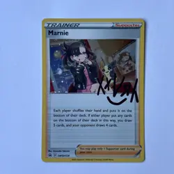 Marnie SWSH120 Sword & Shield Cosmos Holo Black Star Promo Pokemon TCG Card (S) - Image 1