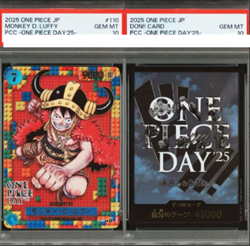 PSA 10 ONE PIECE DAY 25 Monkey D Luffy Premium Card Sequential 2025 Japanese - Image 1